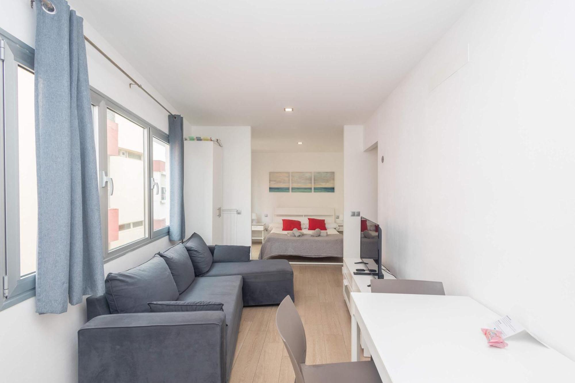 Estudio Con Balcon Playa Las Canteras Las Palmas Buitenkant foto