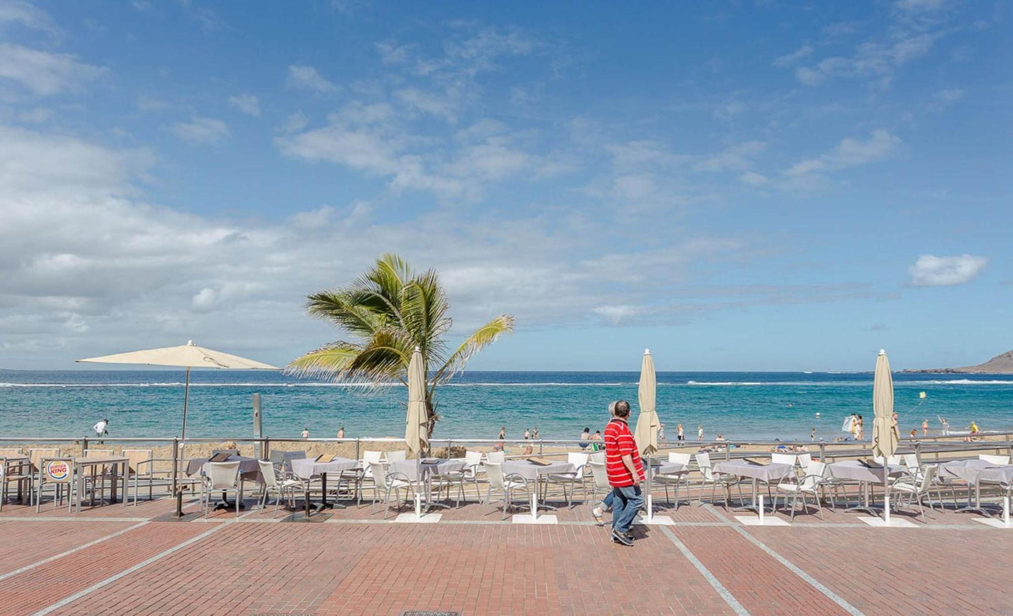 Estudio Con Balcon Playa Las Canteras Las Palmas Buitenkant foto