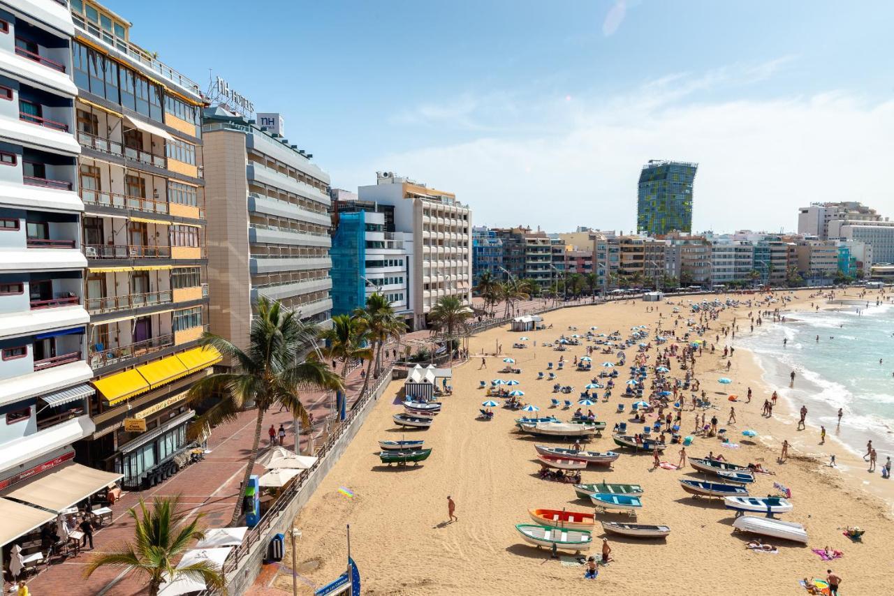 Estudio Con Balcon Playa Las Canteras Las Palmas Buitenkant foto